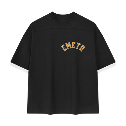 T-shirt EMETH Athletics Vintage – T-shirt Oversized Premium 100 % Coton