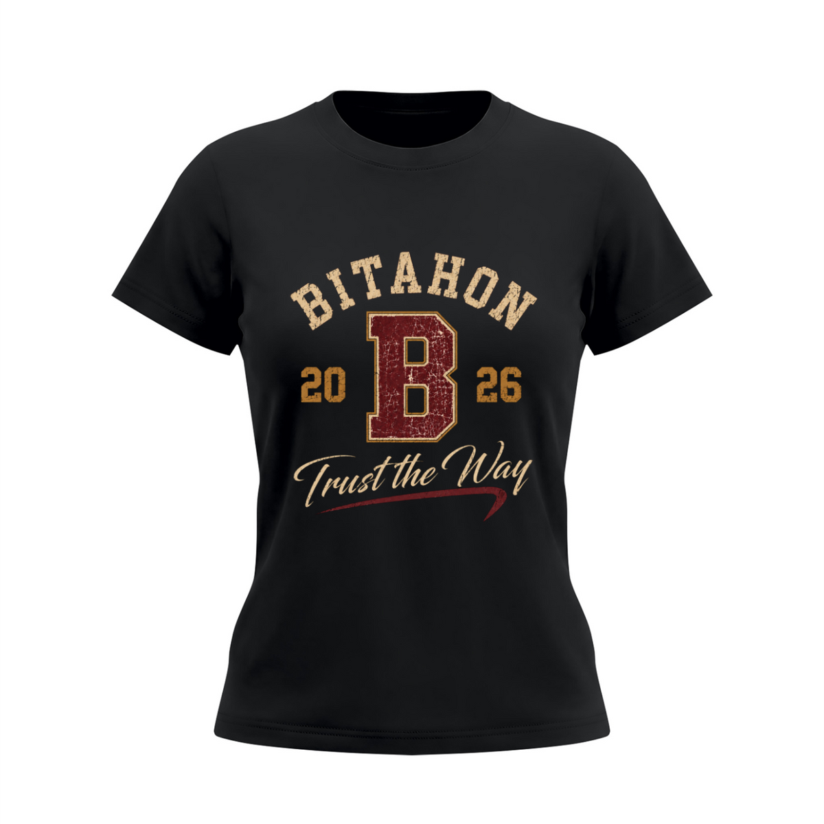 T-shirt Femme EMETH  Bitahon – Trust the Way Premium Slim Fit 230G
