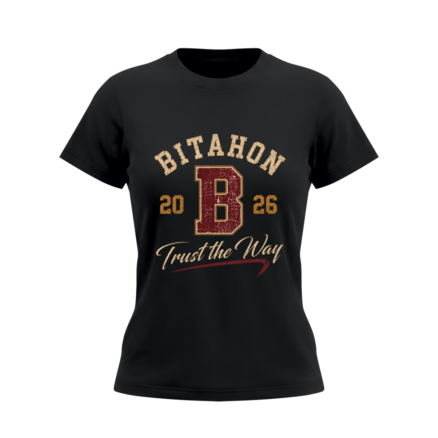T-shirt Femme EMETH  Bitahon – Trust the Way Premium Slim Fit 230G