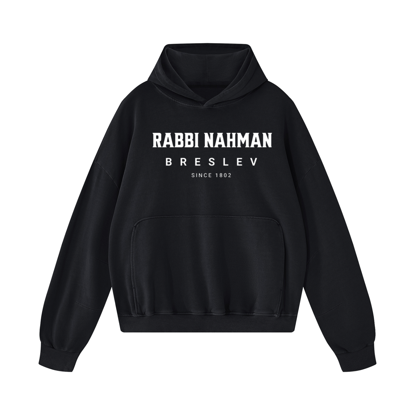 EMETH Rabbi Nahman Breslev | Hoodie Premium Oversized Unisexe 360 g/m²
