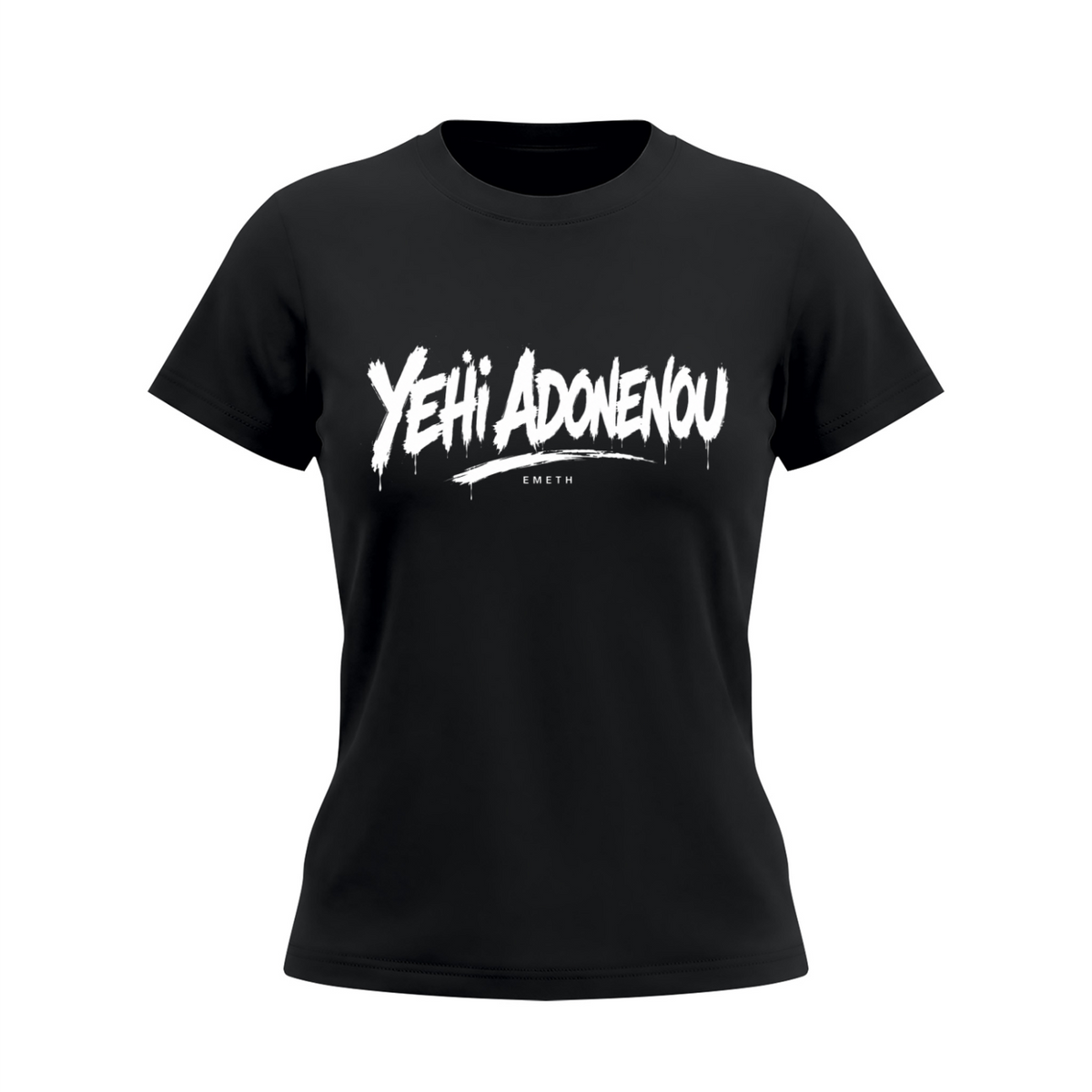 EMETH 770 | T-shirt Femme Ajusté Yehi Adonenou 230G