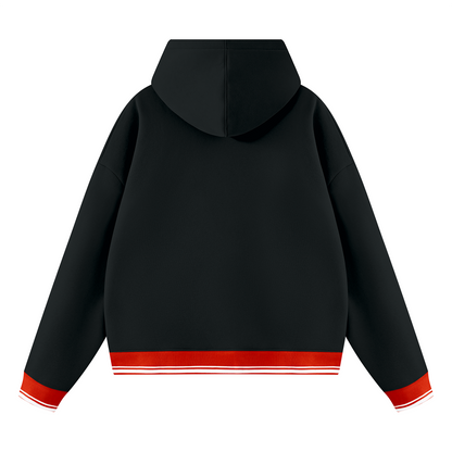 EMETH UNI | Sweat à Capuche Contrasté Oversize 345 g/m²