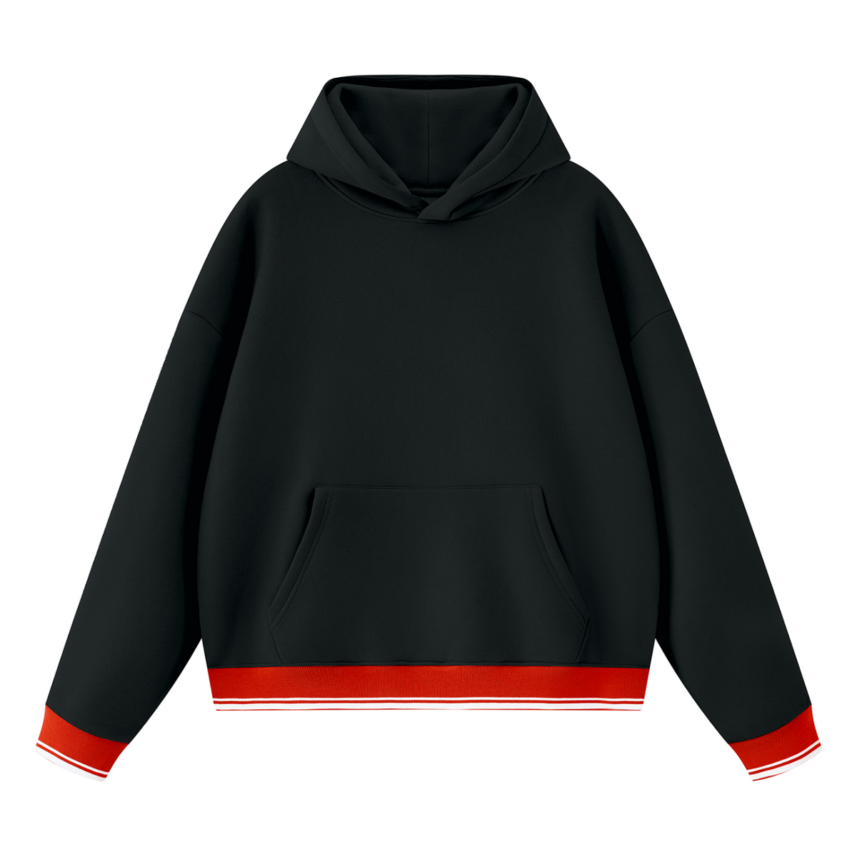 EMETH UNI | Sweat à Capuche Contrasté Oversize 345 g/m²