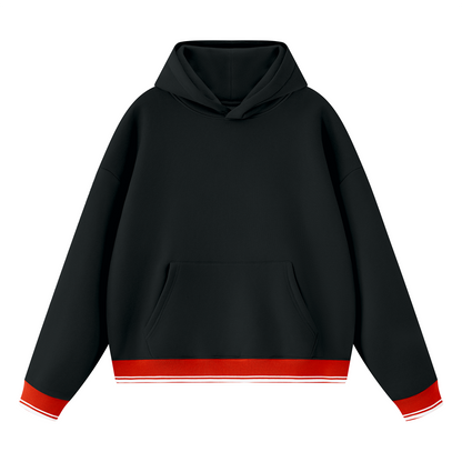 EMETH UNI | Sweat à Capuche Contrasté Oversize 345 g/m²