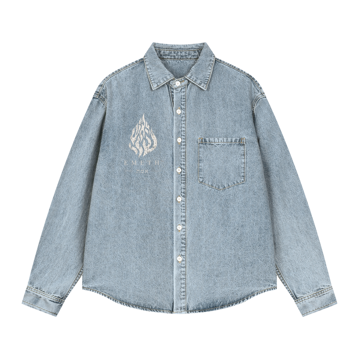 EMETH NAH NAH NAHMAN | Chemise Denim Vintage Wash