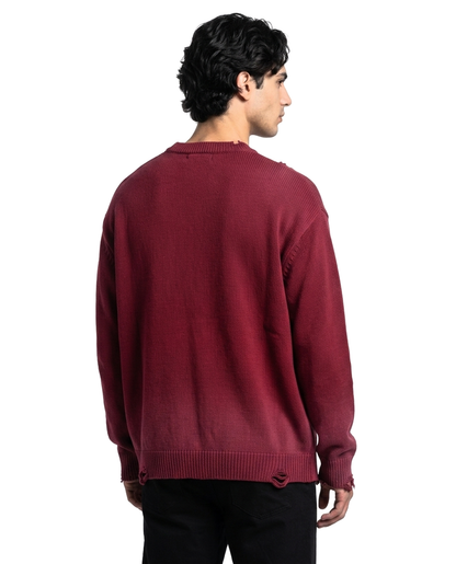 EMETH BRESLEV | Crewneck Distressed Coton Lourd 425G