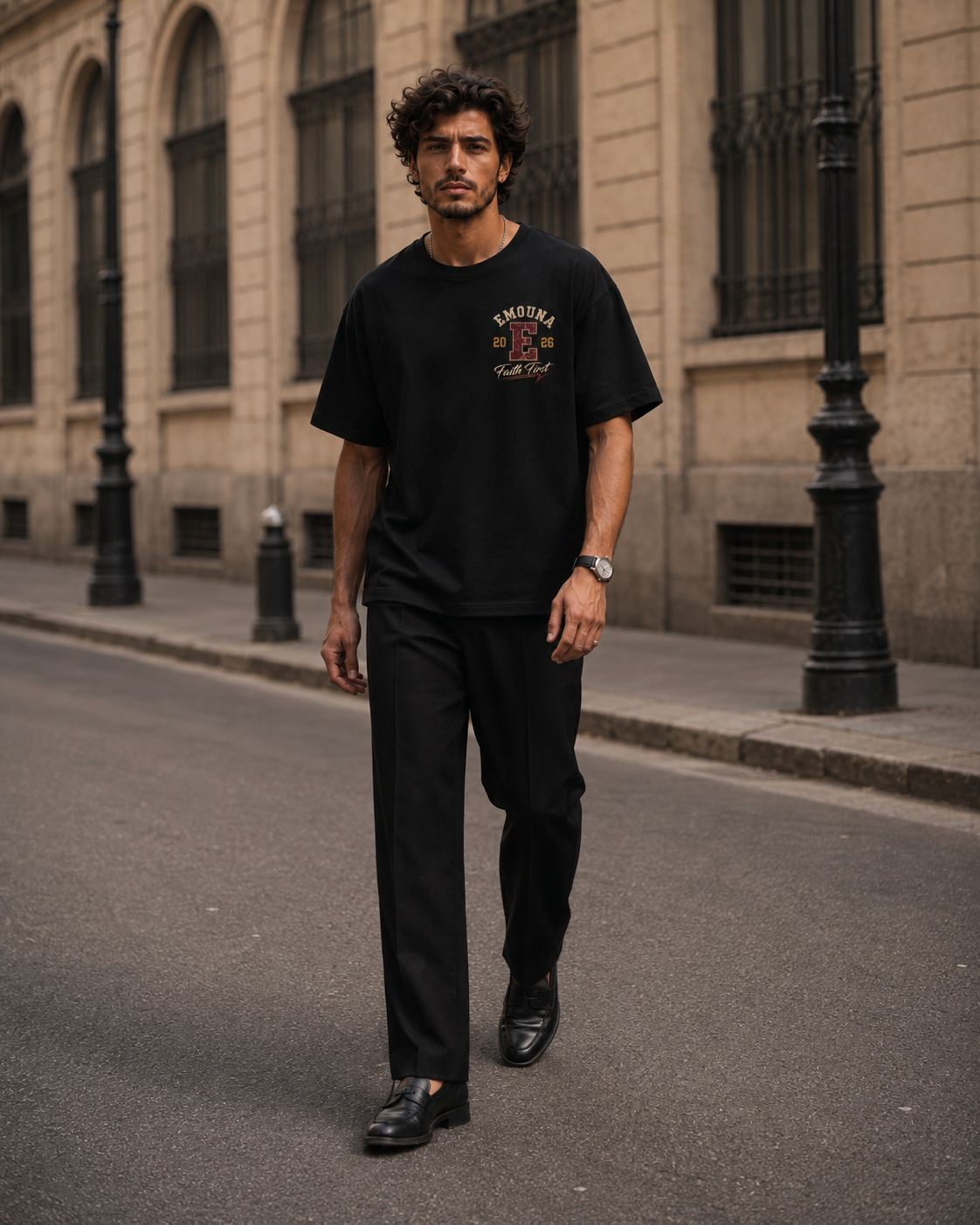 T-shirt Oversize Heavyweight EMOUNA 2026 – 400 GSM | EMETH