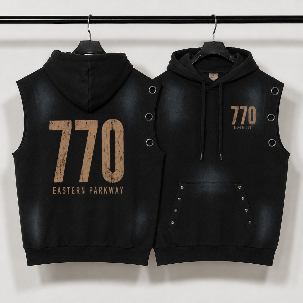 EMETH 770 Eastern Parkway Sleeveless Hoodie