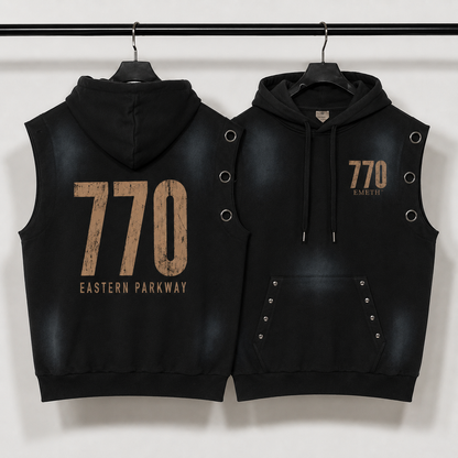 EMETH 770 Eastern Parkway Sleeveless Hoodie