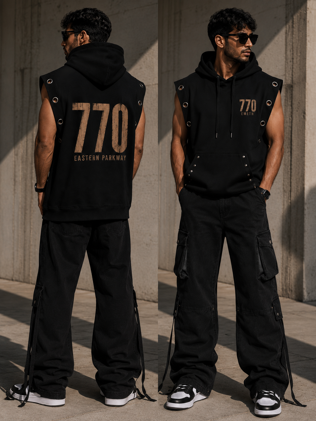 EMETH 770 Eastern Parkway Sleeveless Hoodie