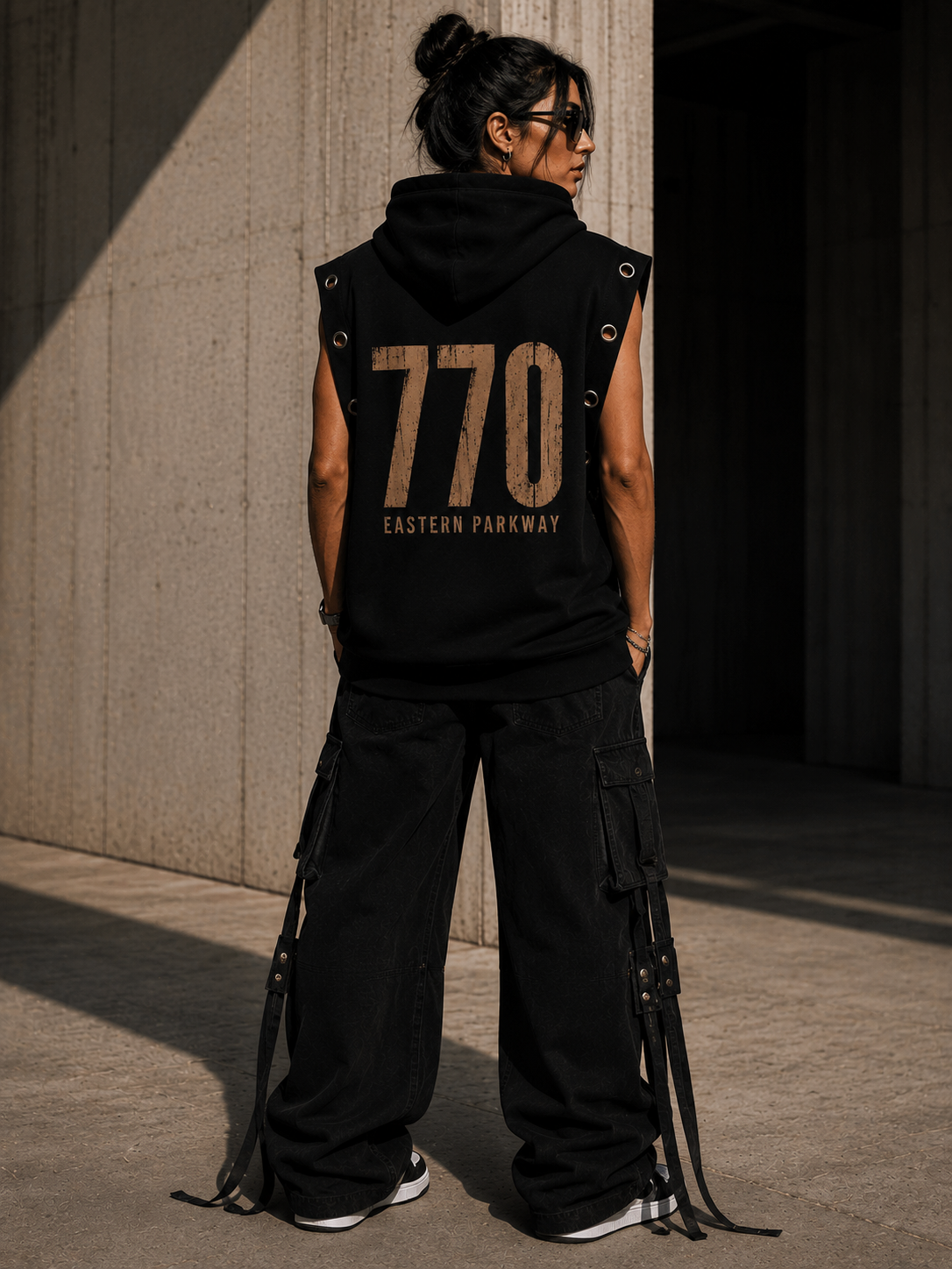 EMETH 770 Eastern Parkway Sleeveless Hoodie