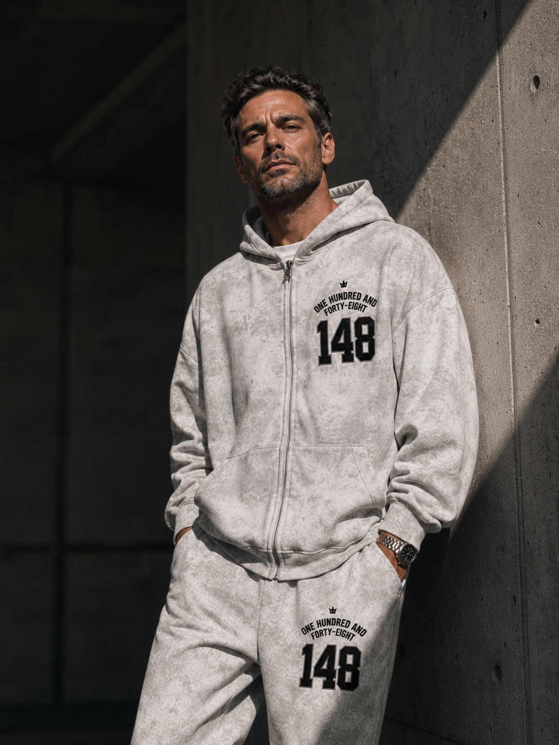 EMETH 148 Vintage Zip Hoodie