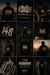 EMETH™ 148 HITBODEDOUT — T-Shirt - Noir / S - EMETH