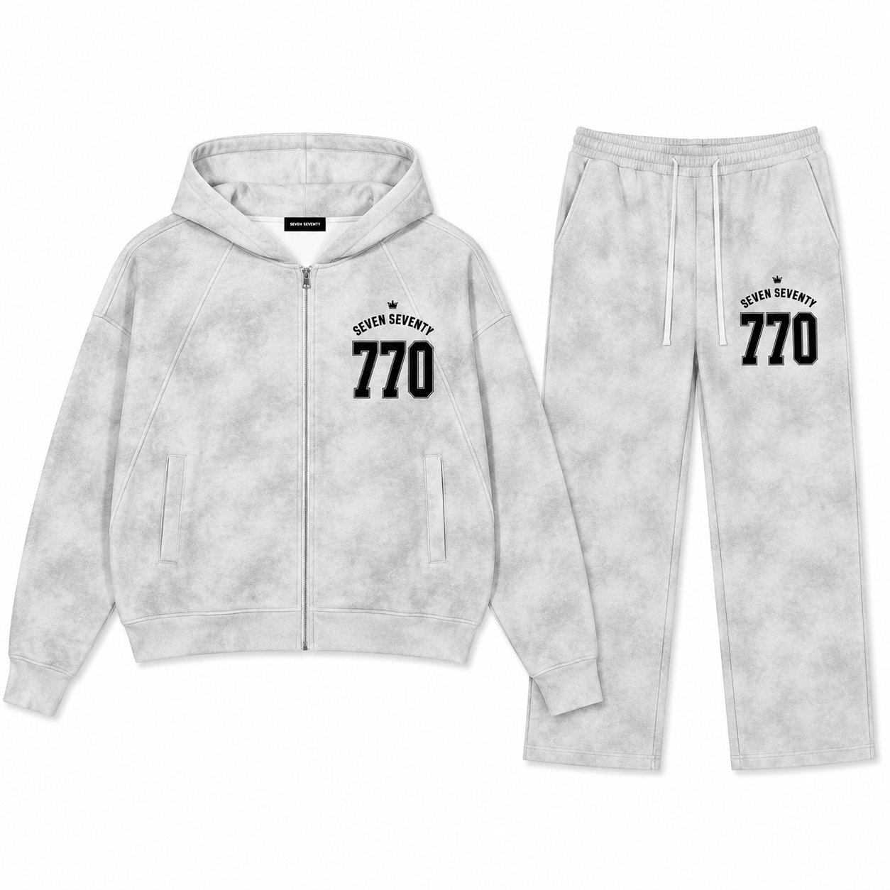 Ensemble Zippé EMETH  770 – Washed Grey