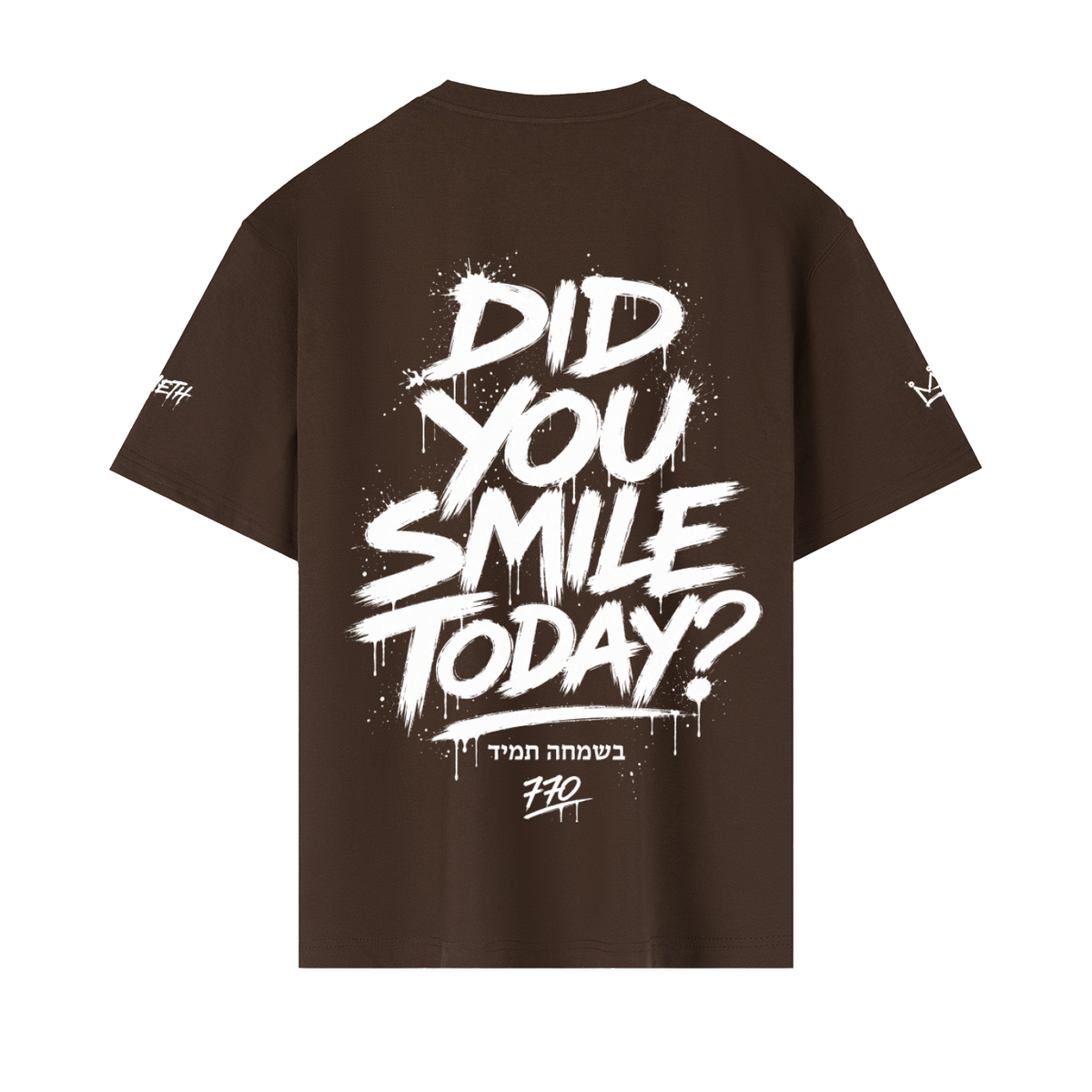 T-shirt Oversize EMETH 770 – Édition Brush