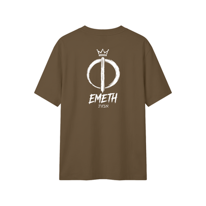 T-shirt Signature EMETH™ – Édition Graffiti | 240 GSM