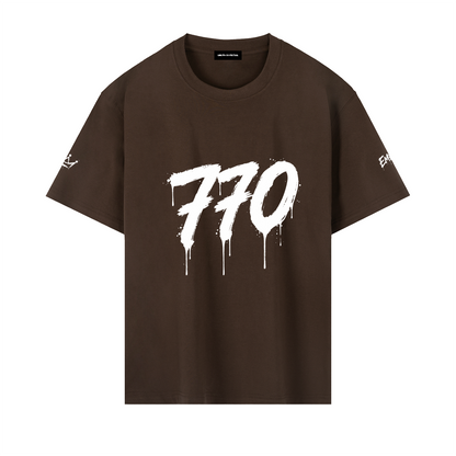 T-shirt Oversize EMETH 770 – Édition Brush