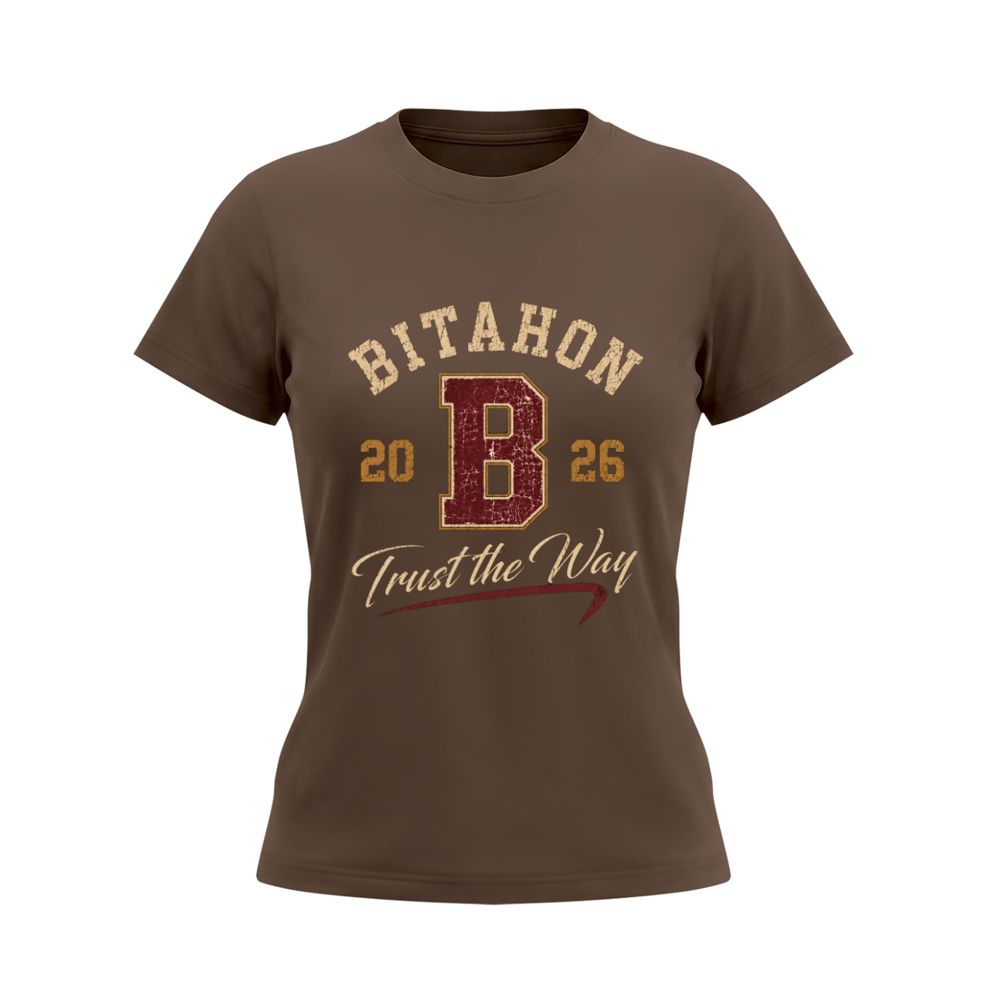 T-shirt Femme EMETH  Bitahon – Trust the Way Premium Slim Fit 230G