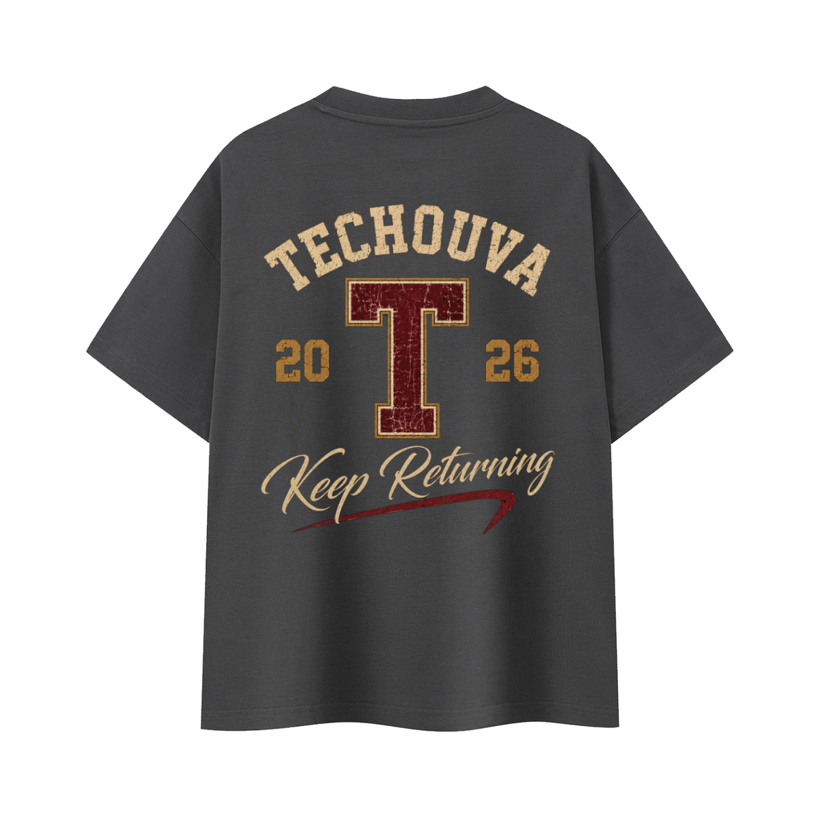 T-shirt Oversize Heavyweight TECHOUVA 2026 – 400 GSM | EMETH