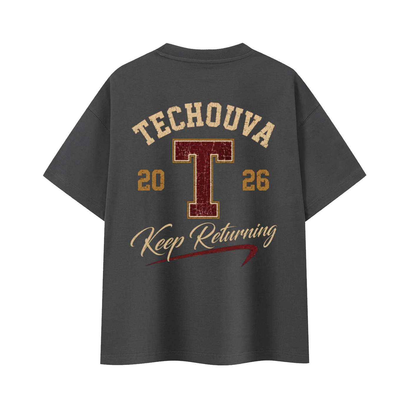T-shirt Oversize Heavyweight TECHOUVA 2026 – 400 GSM | EMETH