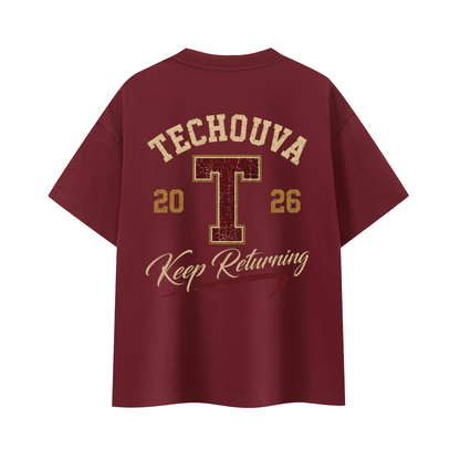 T-shirt Oversize Heavyweight TECHOUVA 2026 – 400 GSM | EMETH