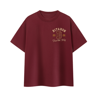 T-shirt Oversize Heavyweight BITAHON 2026 – 400 GSM | EMETH