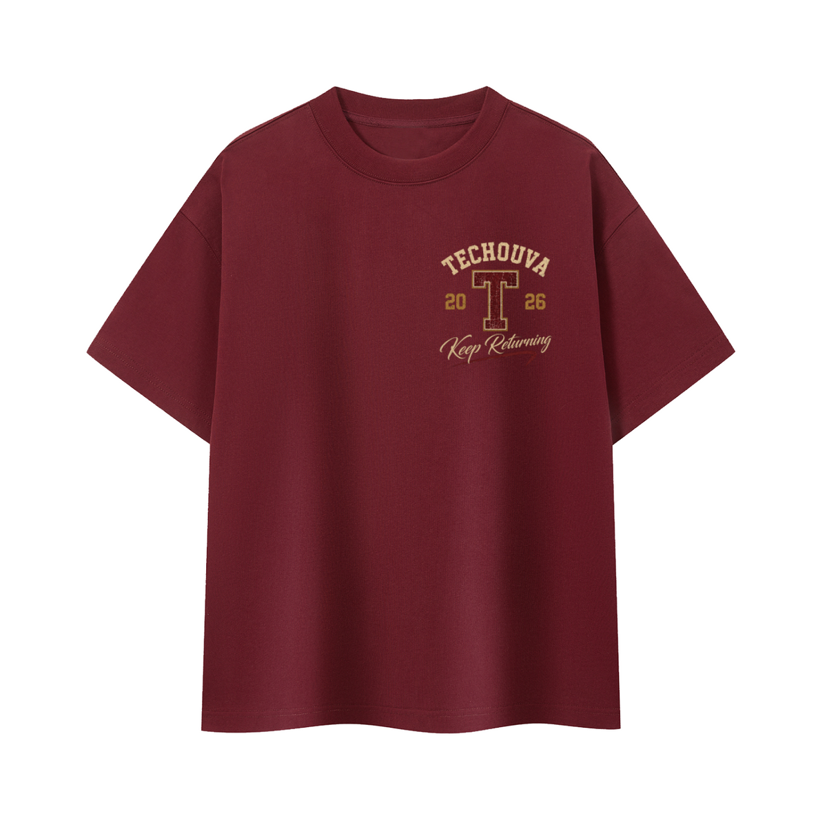 T-shirt Oversize Heavyweight TECHOUVA 2026 – 400 GSM | EMETH