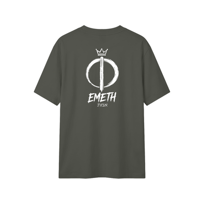 T-shirt Signature EMETH™ – Édition Graffiti | 240 GSM