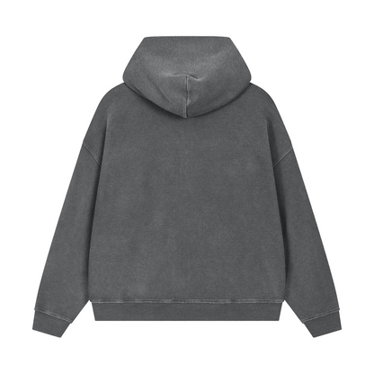 EMETH UNI | Sweat à Capuche Délavé Premium 380 g/m²