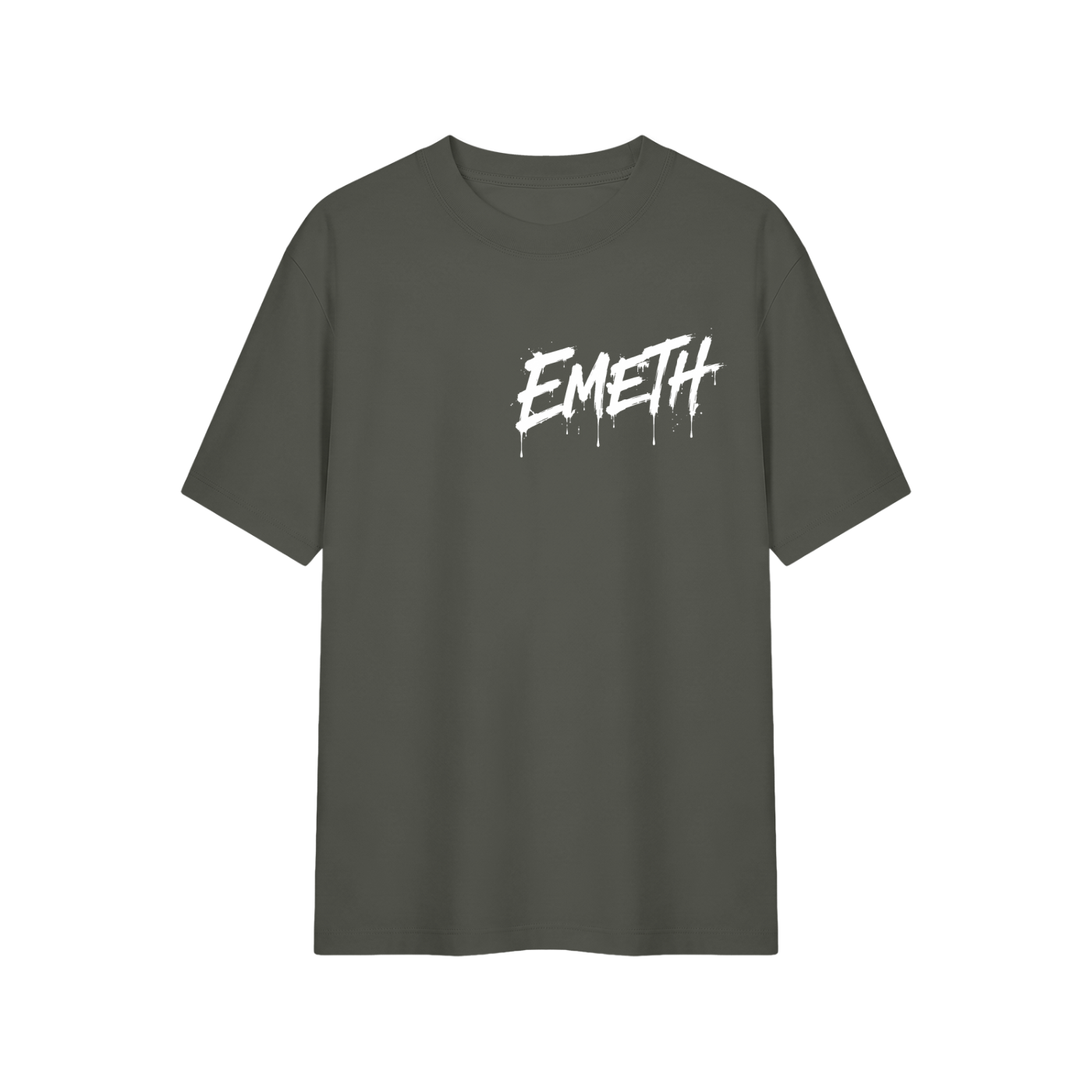 T-shirt Signature EMETH™ – Édition Graffiti | 240 GSM