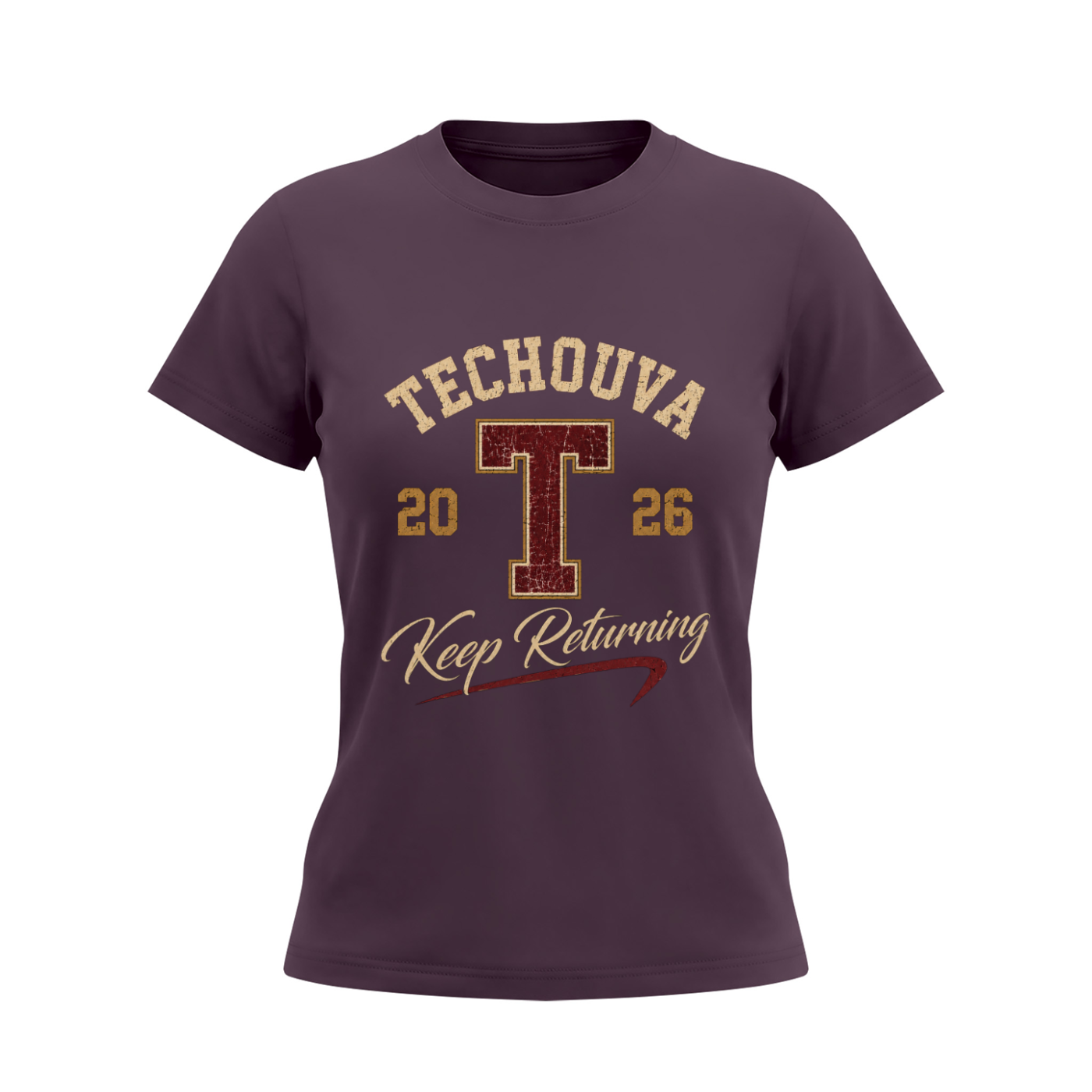 T-shirt Femme EMETH Techouva – Keep Returning Premium Slim Fit 230G