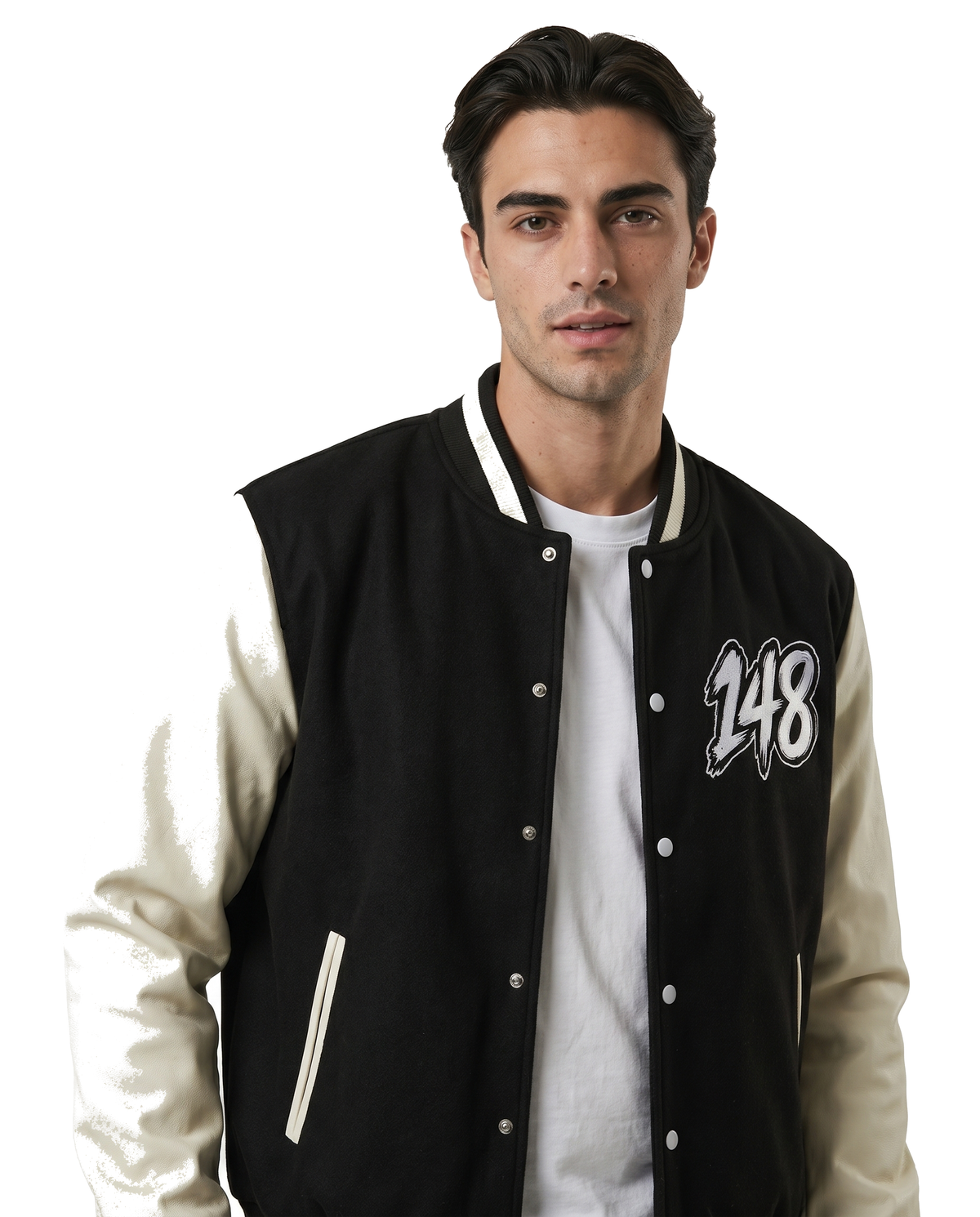EMETH 148 | Veste Varsity Bicolore Polaire