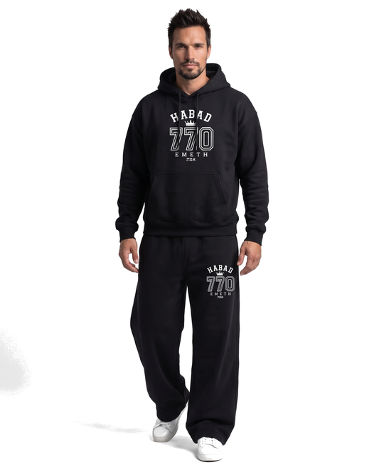 EMETH Habad 770 | Ensemble Hoodie Boxy + Pantalon Ballon