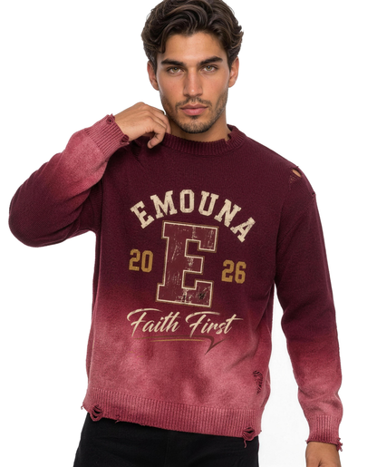 EMETH Emouna Faith First | Sweat Col Rond Vintage