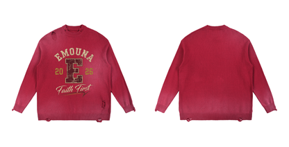 EMETH Emouna Faith First | Sweat Col Rond Vintage