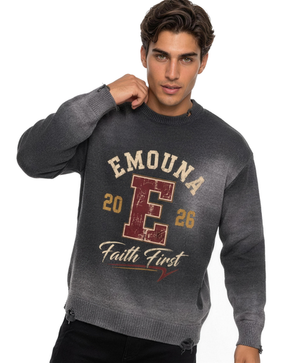 EMETH Emouna Faith First | Sweat Col Rond Vintage