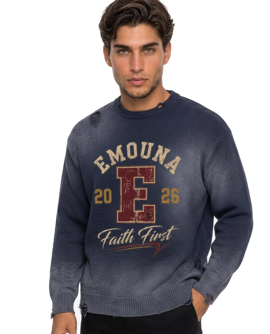 EMETH Emouna Faith First | Sweat Col Rond Vintage