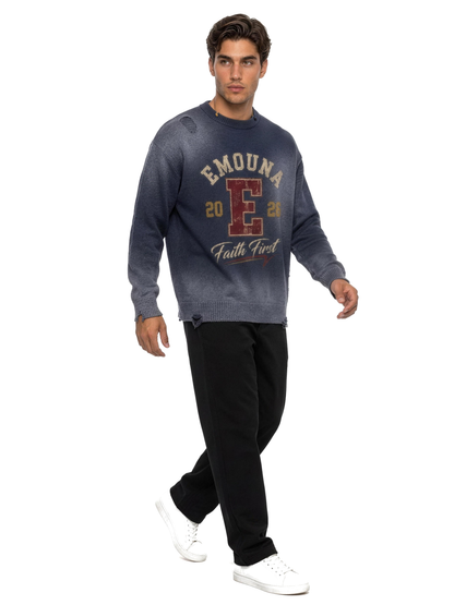 EMETH Emouna Faith First | Sweat Col Rond Vintage