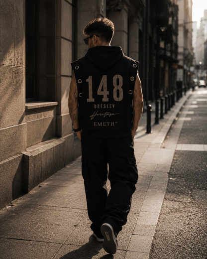 EMETH 148 Breslev Heritage Sleeveless Hoodie