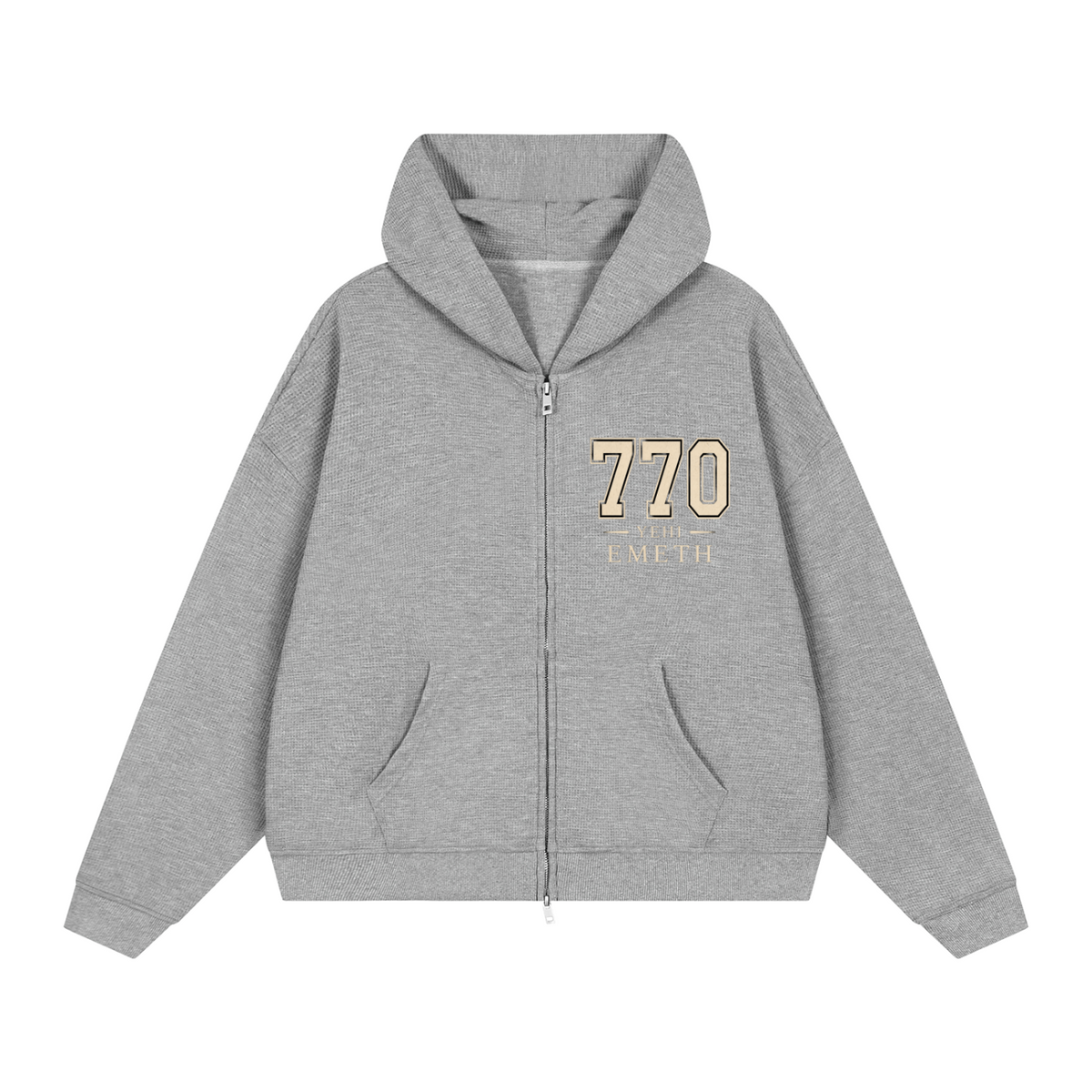 Sweat à Capuche Zippé 770 YEHI HAMELECH – 360 GSM | EMETH