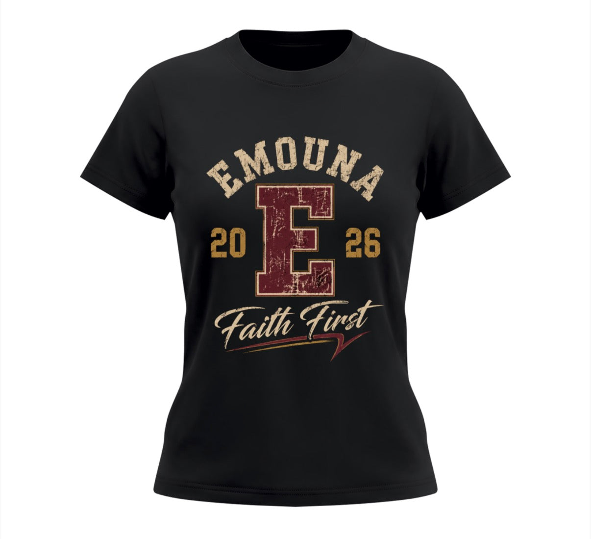 T-shirt Femme EMETH Emouna – Faith First Premium Slim Fit 230G
