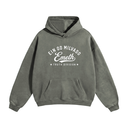 EMETH Ein Od Milvado – Truth Division | Hoodie Premium 350 g/m²