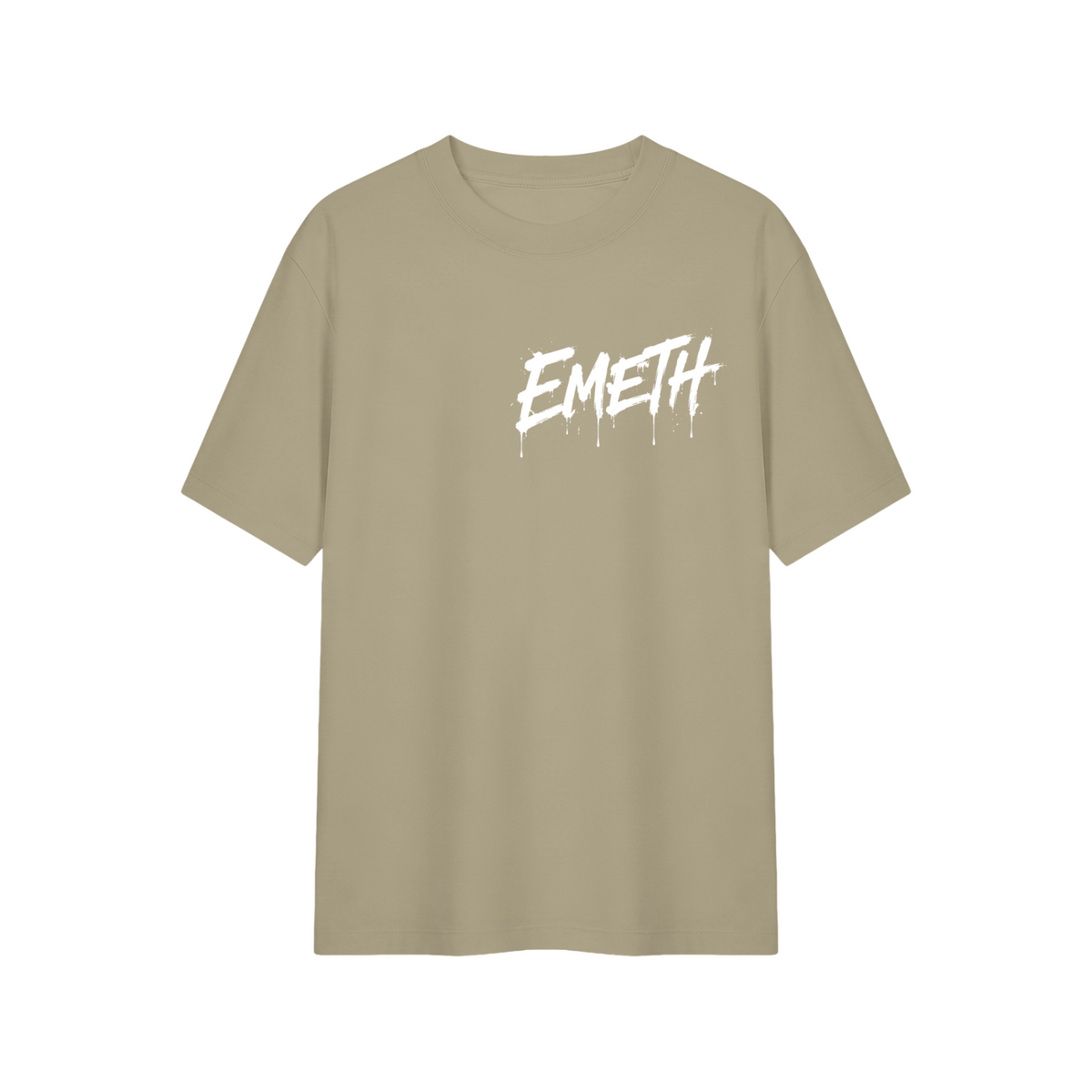 T-shirt Signature EMETH™ – Édition Graffiti | 240 GSM