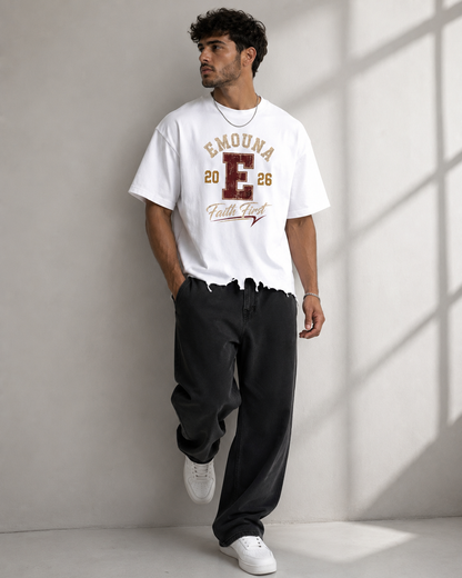 T-shirt Vintage Cropped EMOUNA 2026 – 240 GSM | EMETH