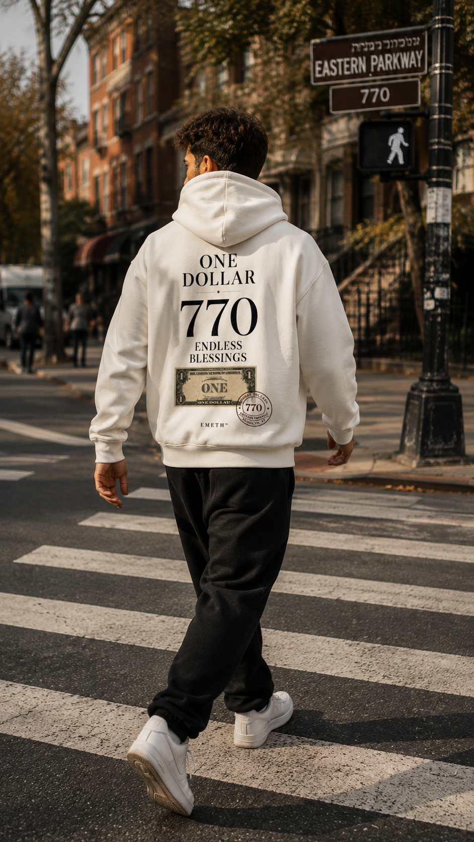 EMETH One Dollar 770 – Endless Blessings | Hoodie Premium Oversized 530 g/m²