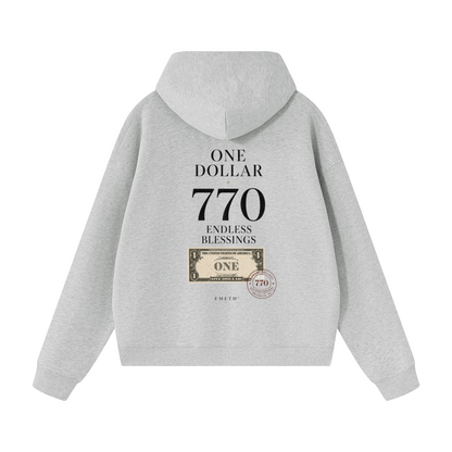 EMETH One Dollar 770 – Endless Blessings | Hoodie Premium Oversized 530 g/m²