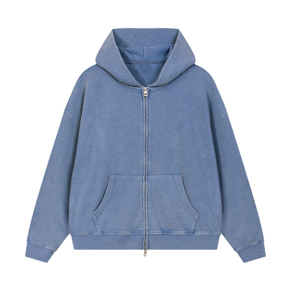 EMETH UNI | Sweat à Capuche Délavé Premium 380 g/m²