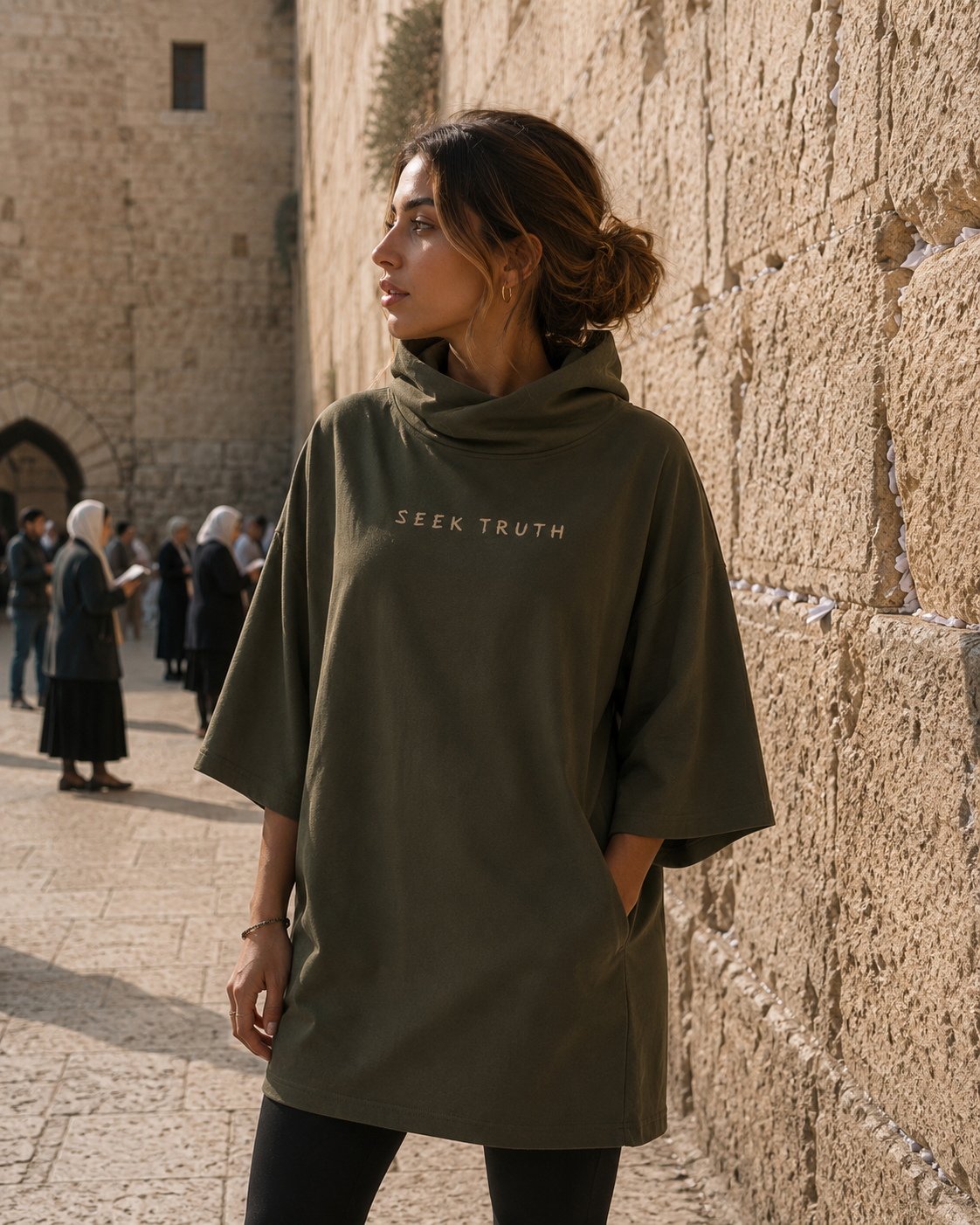 EMETH Seek Truth Hooded Top Women – Premium Oversized Hoodie