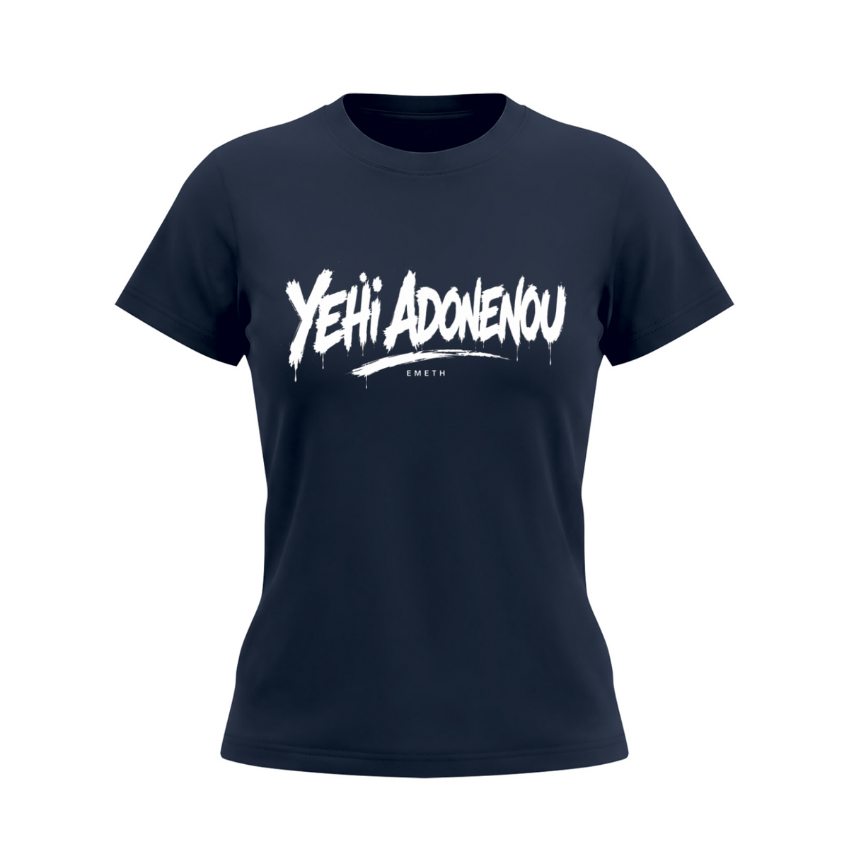 EMETH 770 | T-shirt Femme Ajusté Yehi Adonenou 230G