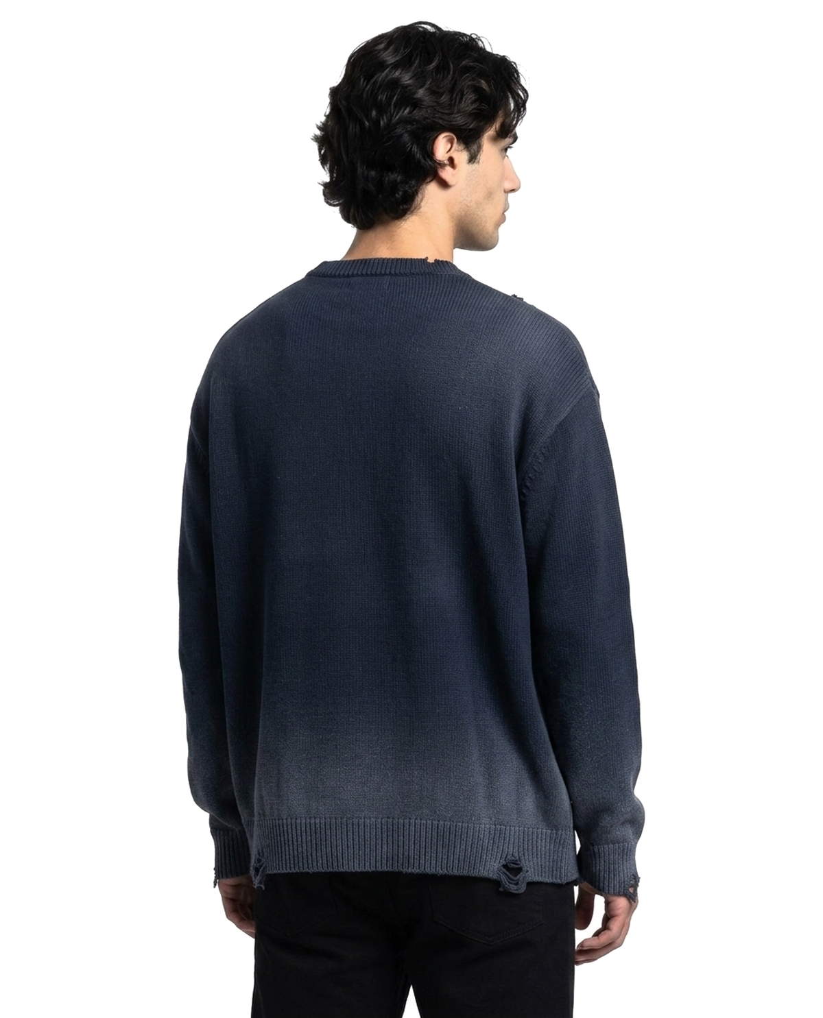 EMETH BRESLEV | Crewneck Distressed Coton Lourd 425G
